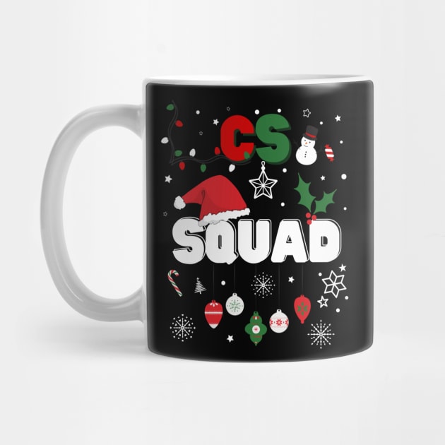 CS Squad Festive Christmas Customer Services Office Cute by AimArtStudio